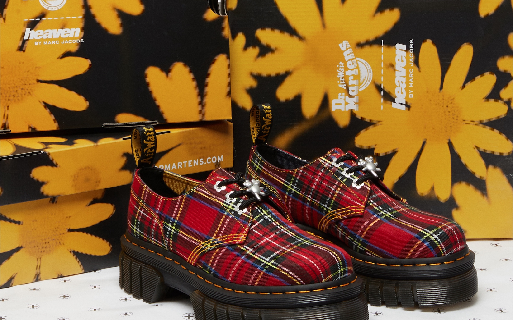 dr martens plaid