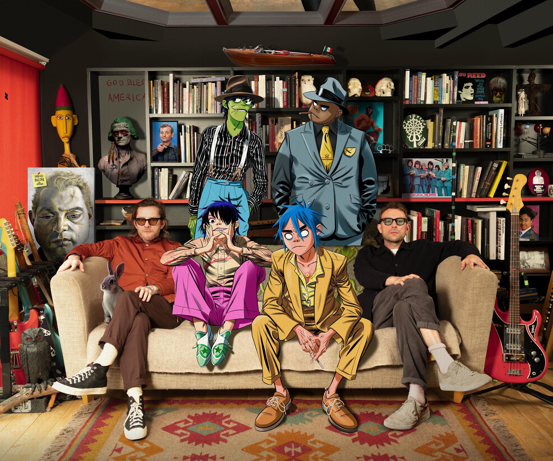 Gorillaz Drop New Single 'Aries' (With Georgia And Peter Hook)