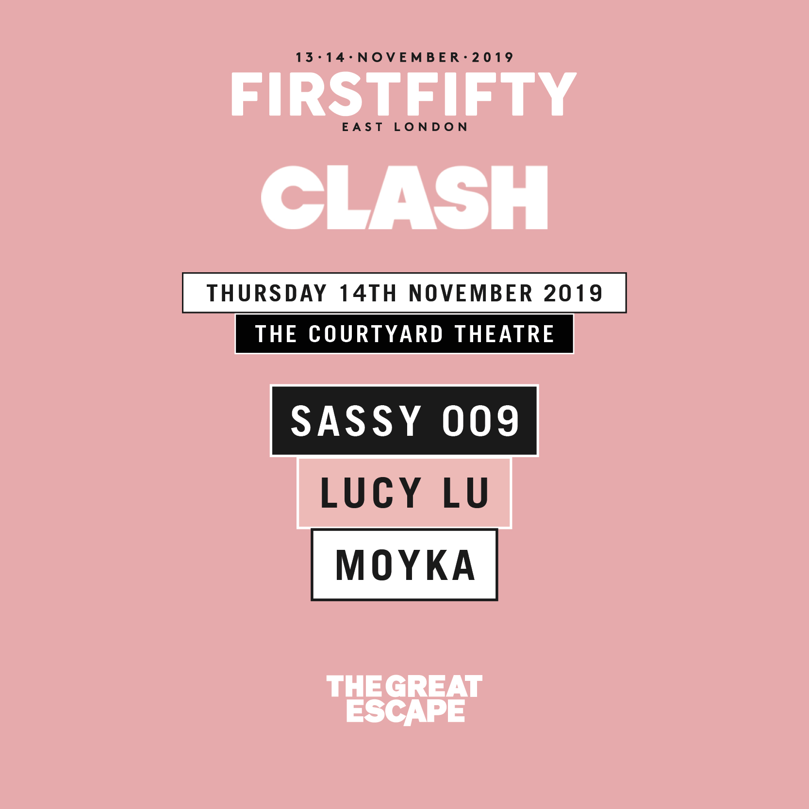 Clash To Host First Fifty 2019 Party