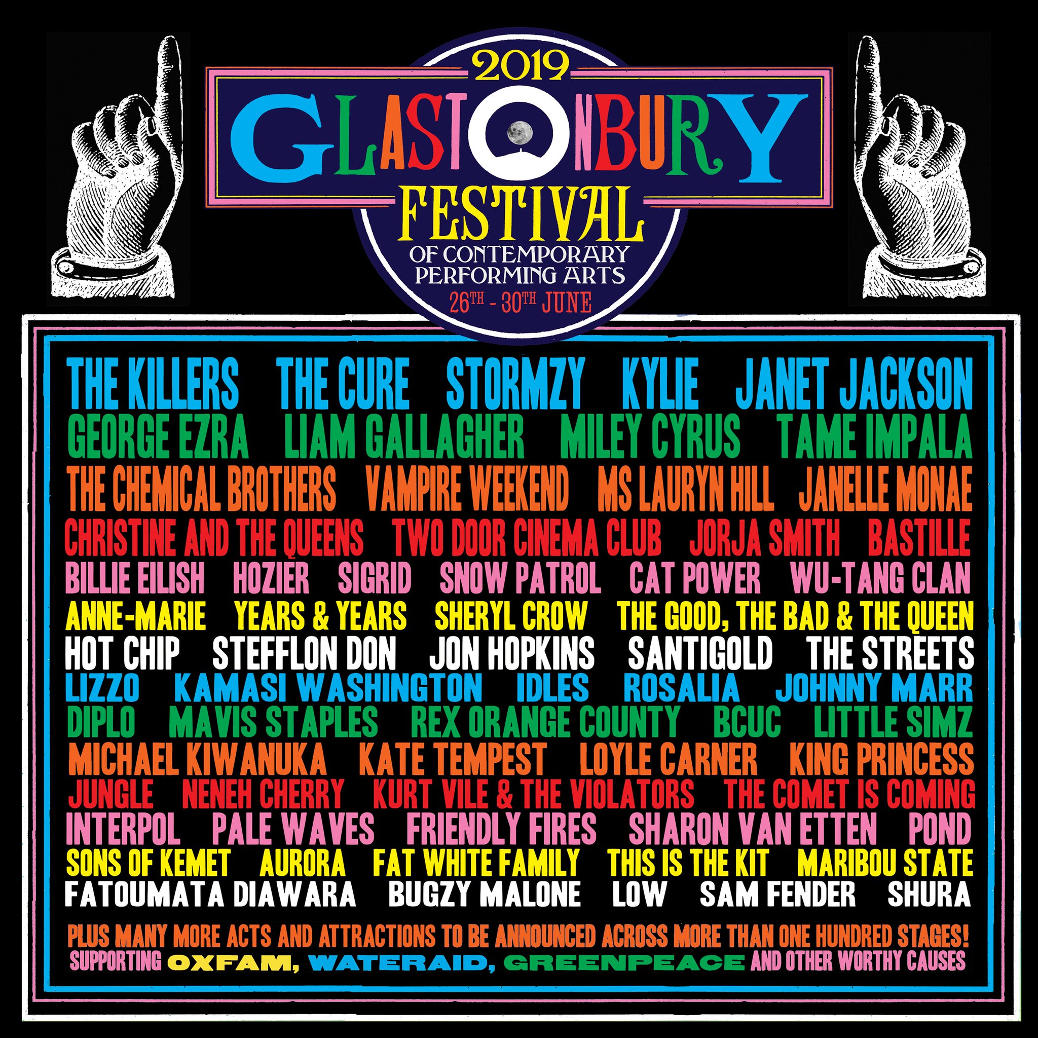 The Killers, The Cure To Headline Glastonbury 2019