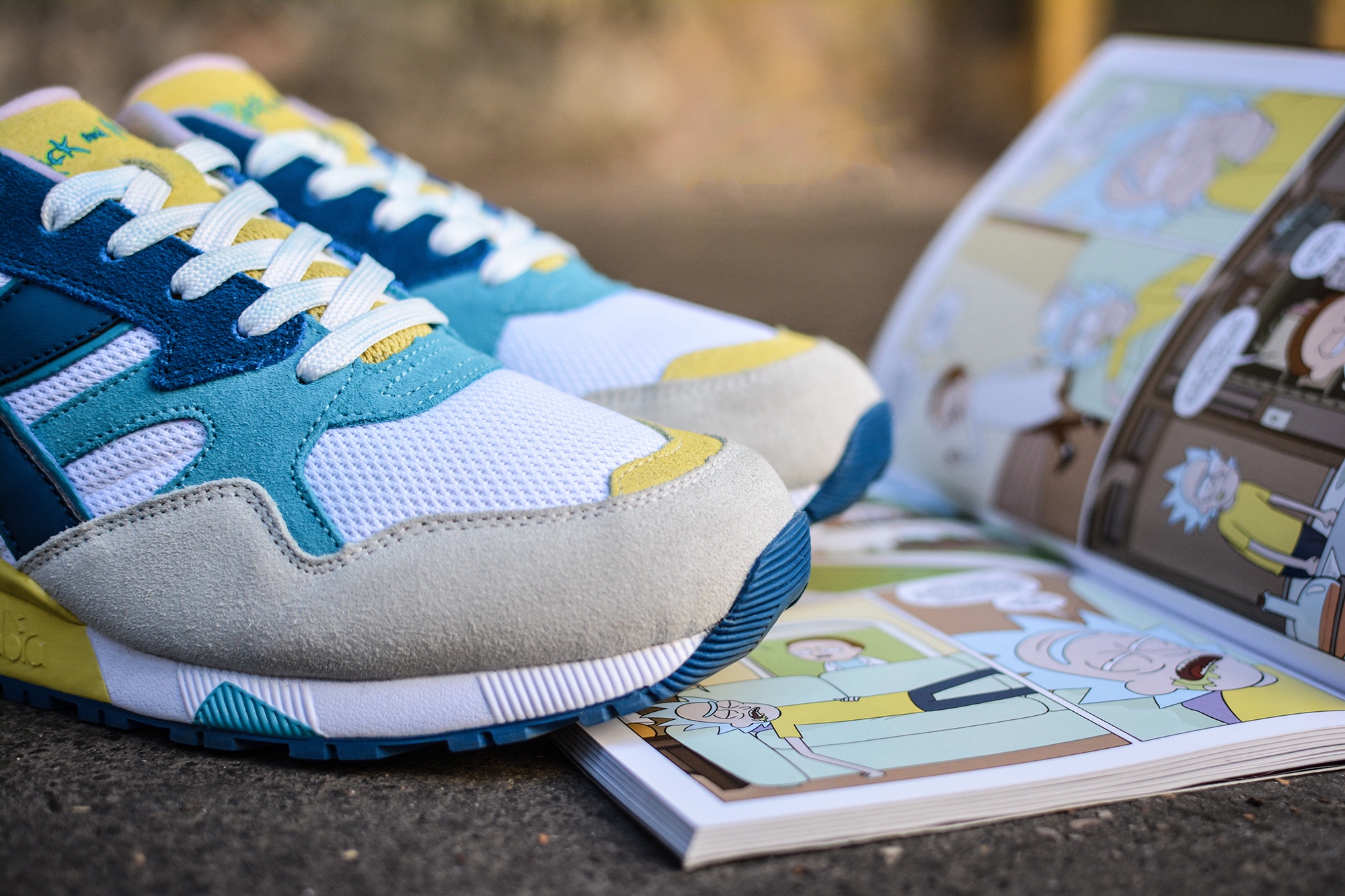 diadora rick and morty foot locker