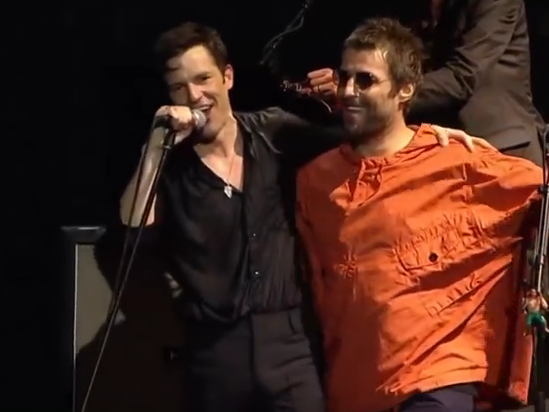 Brandon Flowers, Liam Gallagher screenshot Brandon Flowers, Liam Gallagher screenshot