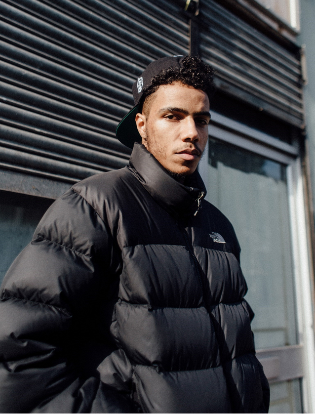 aj tracey north face coat