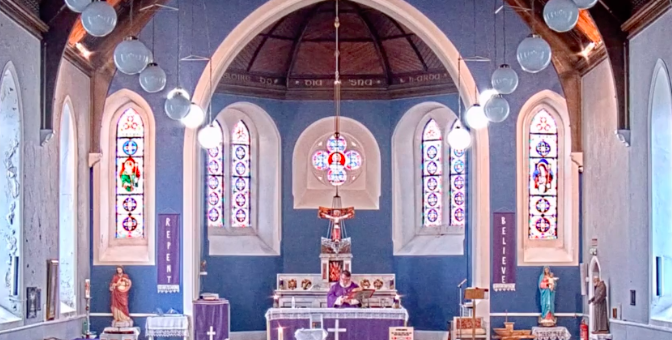 Donegal Mass Interrupted As Priest Accidentally Plays Black The Ripper