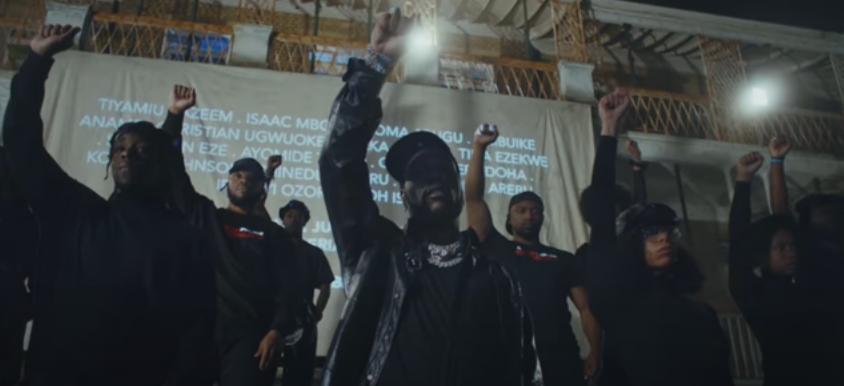 Burna Boy Protests Police Brutality At The BET Hip Hop Awards 2020