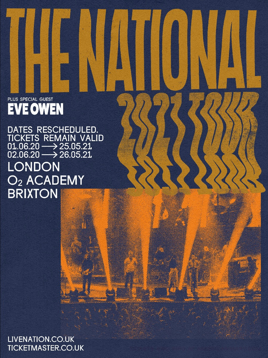 The National Re-Schedule Brixton Academy Shows