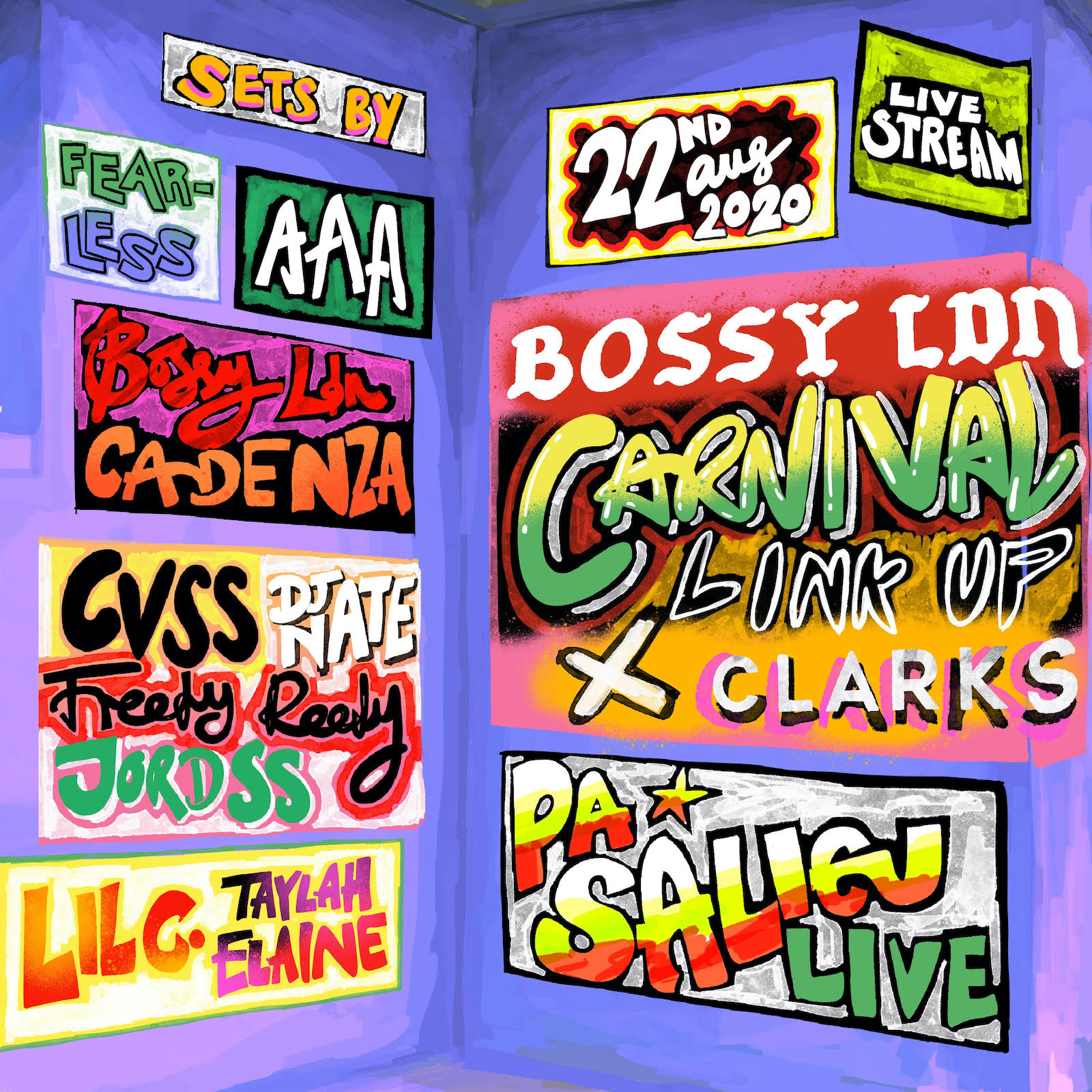 Bossy LDN x Clarks Originals Present Pre-Carnival Link Up Livestream