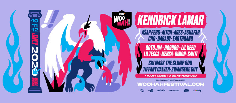 Kendrick Lamar To Headline WOO HAH! 2020