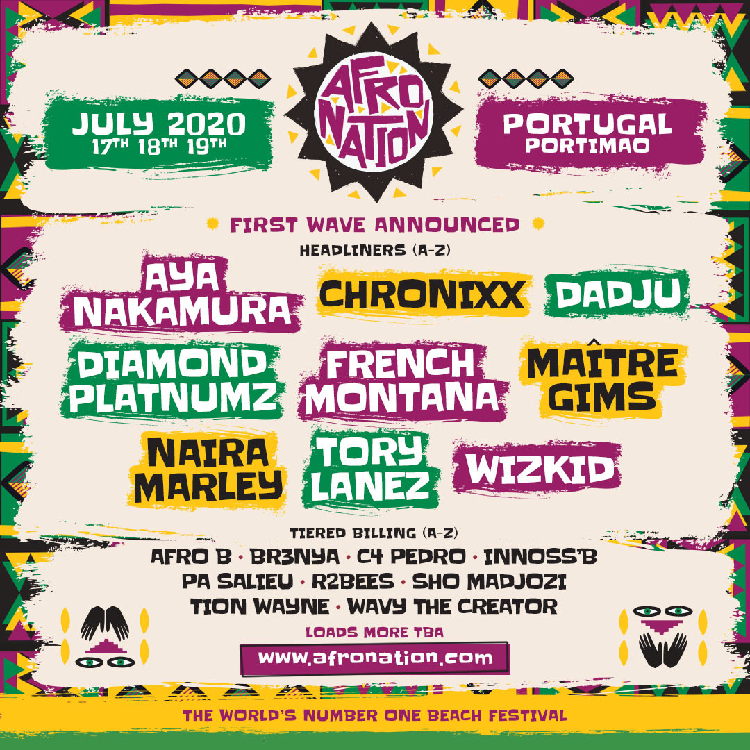 WizKid, Naira Marley For Afro Nation Portugal 2020