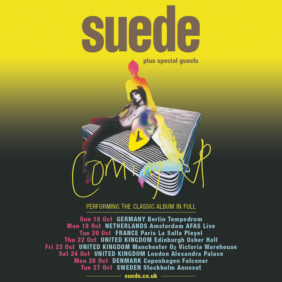 Suede Announce Special 'Coming Up' Shows