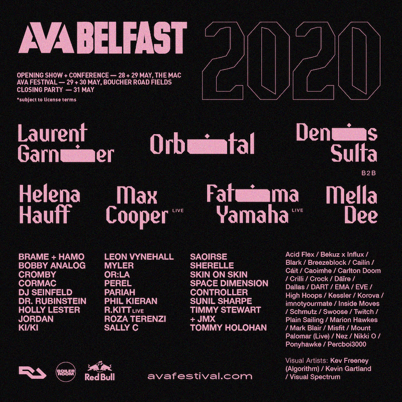 AVA Belfast 2020 Unveils Line Up, New Site