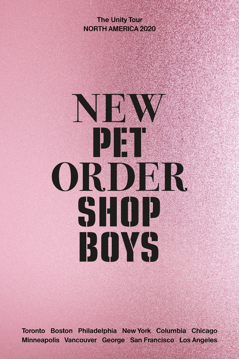 Pet Shop Boys And New Order Are Going On Tour