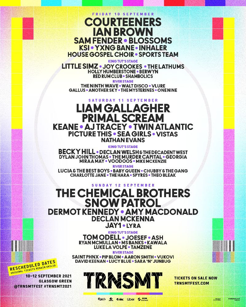 Liam Gallagher, Ian Brown, Courteeners Confirmed For TRNSMT Festival 2021