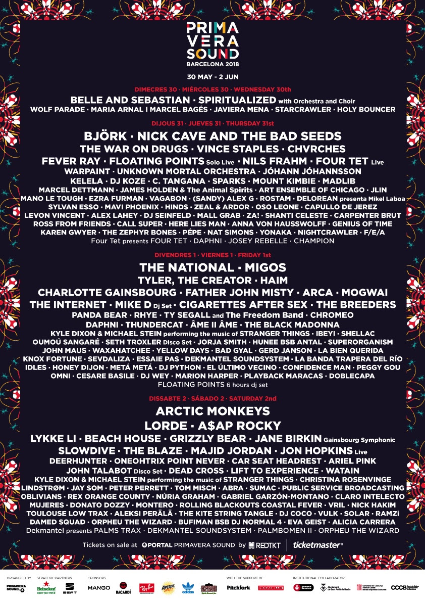 Primavera Sound 2018 Primavera Sound 2018